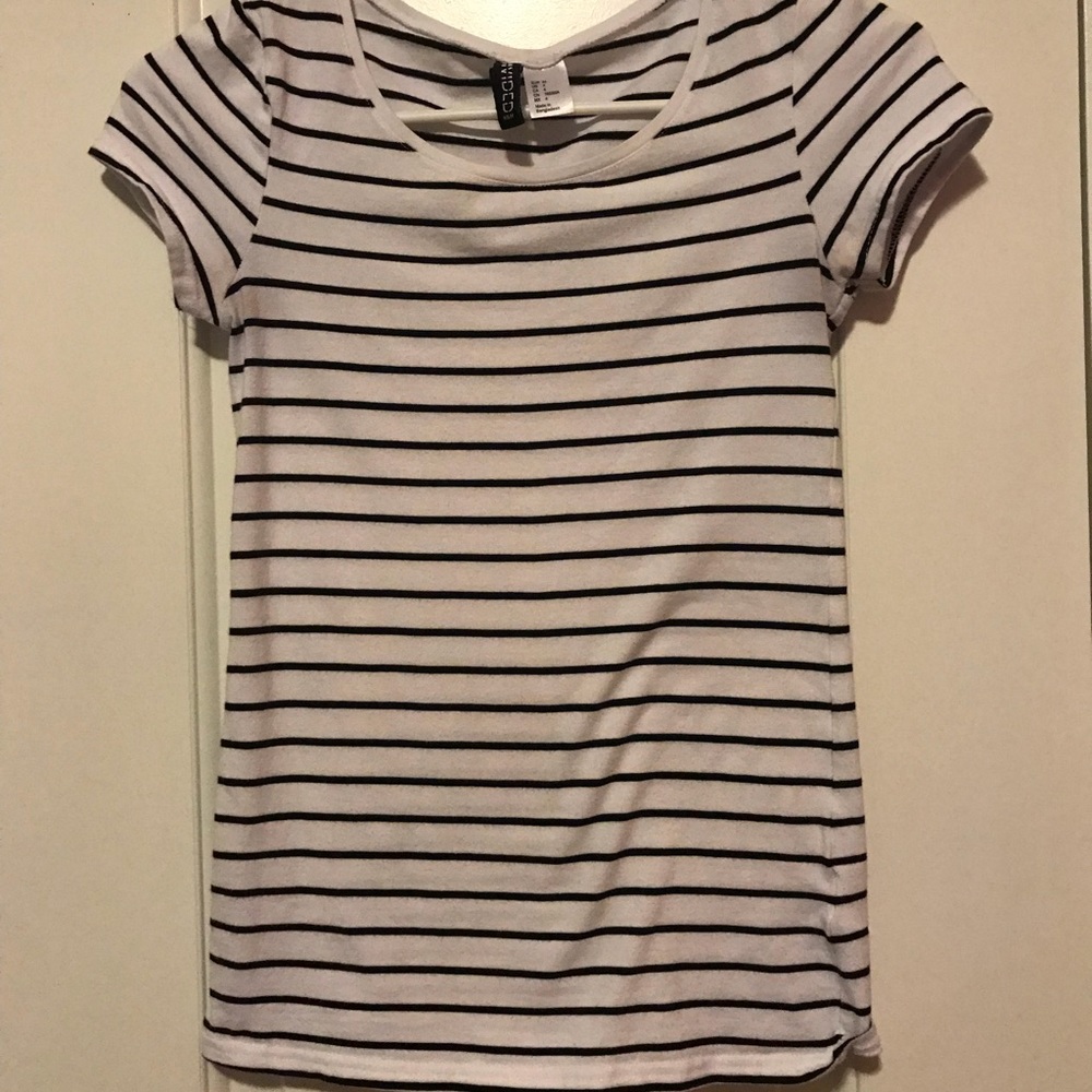 Striped short sleeve